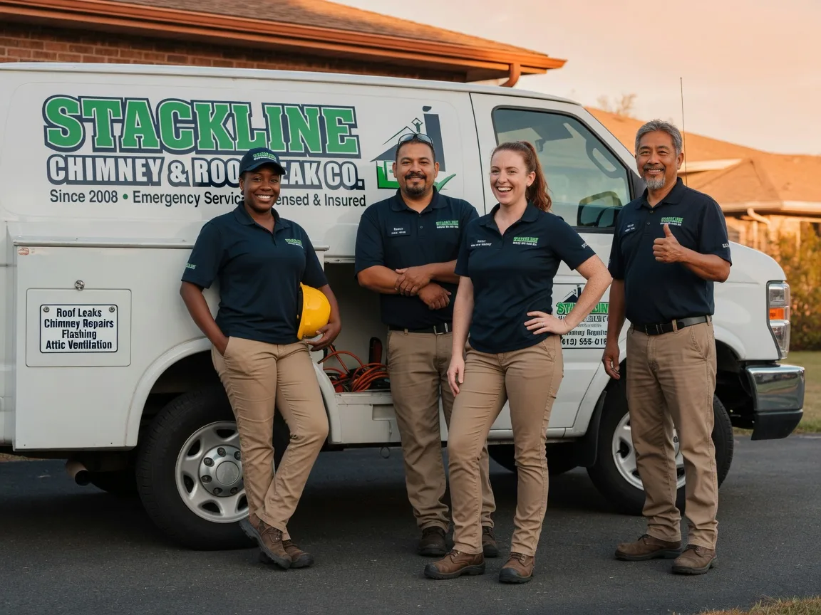 Chimney flashing repair company in Murchison, TX